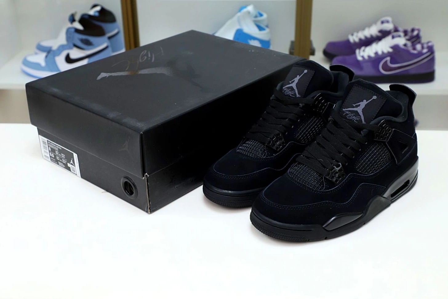 2020 JORDAN CAT' 4 'BLACK RETRO AIR 1210